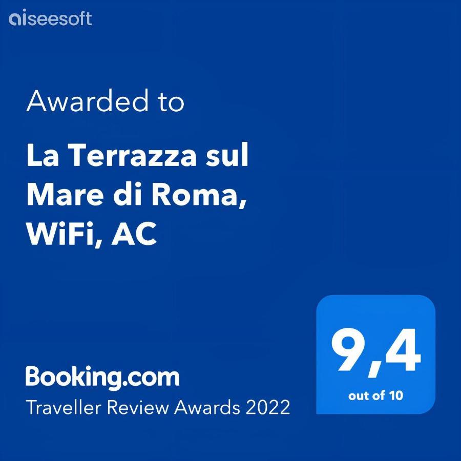 Апартаменты La Terrazza Sul Mare Di Roma, Wifi, Ac Лидо-ди-Остия Экстерьер фото